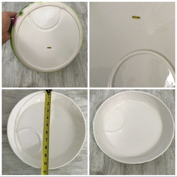 Tomato Vegetable Dip Platter Serving Plate Orange Green White Party Dinner - Picture 7 of 9